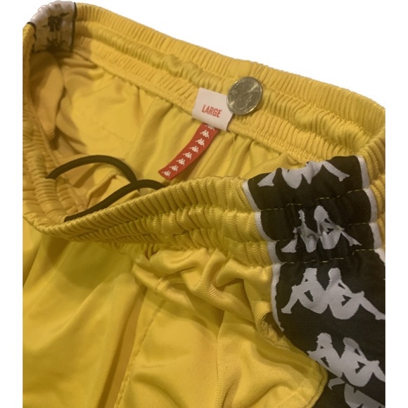 Yellow Kappa Joggers, Kappa Active 222 Banda Astoriazz A2M Track Pants, Men's L - Picture 4 of 4